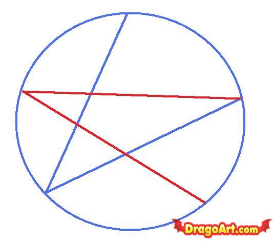 533x470 Draw A Pentagram, Step
