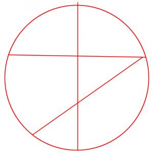 302x301 How To Draw A Pentagram, Step