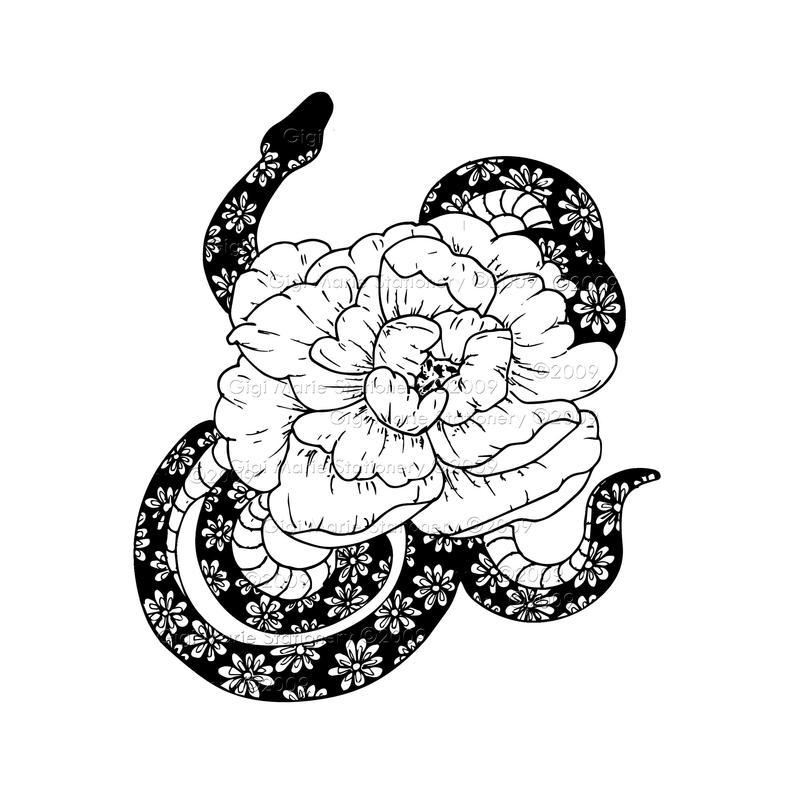 794x794 Instant Download Digital Line Art Digital Tattoo Line Drawing Etsy