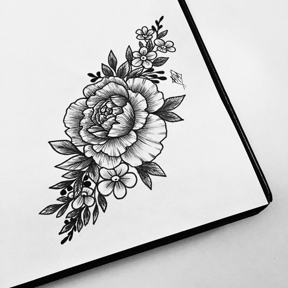 960x960 Peony Clipart Flash Art