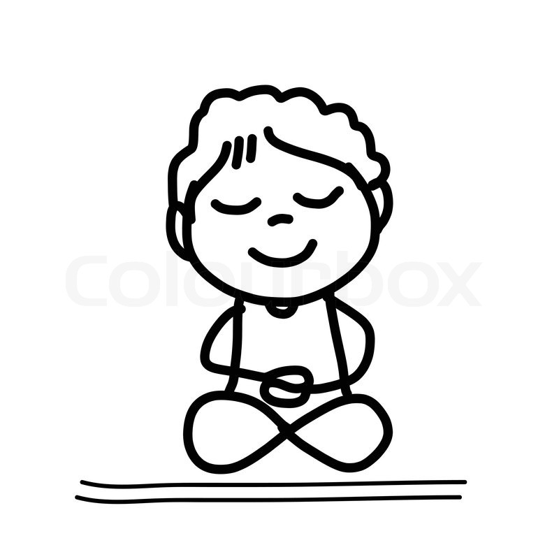 800x800 Hand Drawing Cartoon Happy People Stock Vector Colourbox