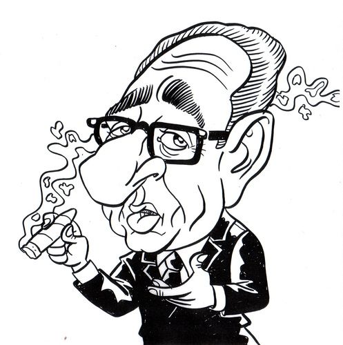497x500 Character Drawings Of Famous People Cartoon Henry Kissinger