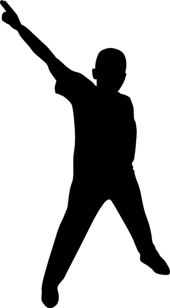 332x600 Boy Dancing Free Vector In Open Office Drawing