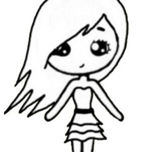 320x302 Chibi Chibi Girl Drawings, Drawings, Chibi Girl