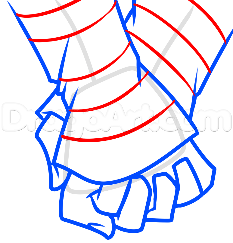 774x808 Drawing Emo Holding Hands, Step