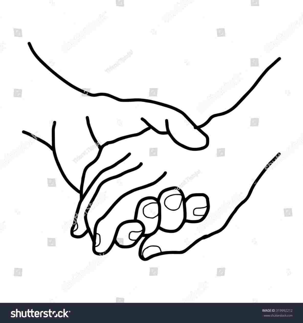 1185x1264 Full Body Drawing Of People Holding Hands