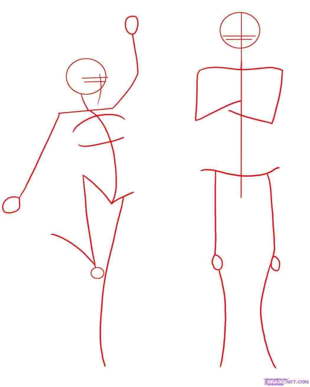 1051x1311 How How To Draw Easy People Step