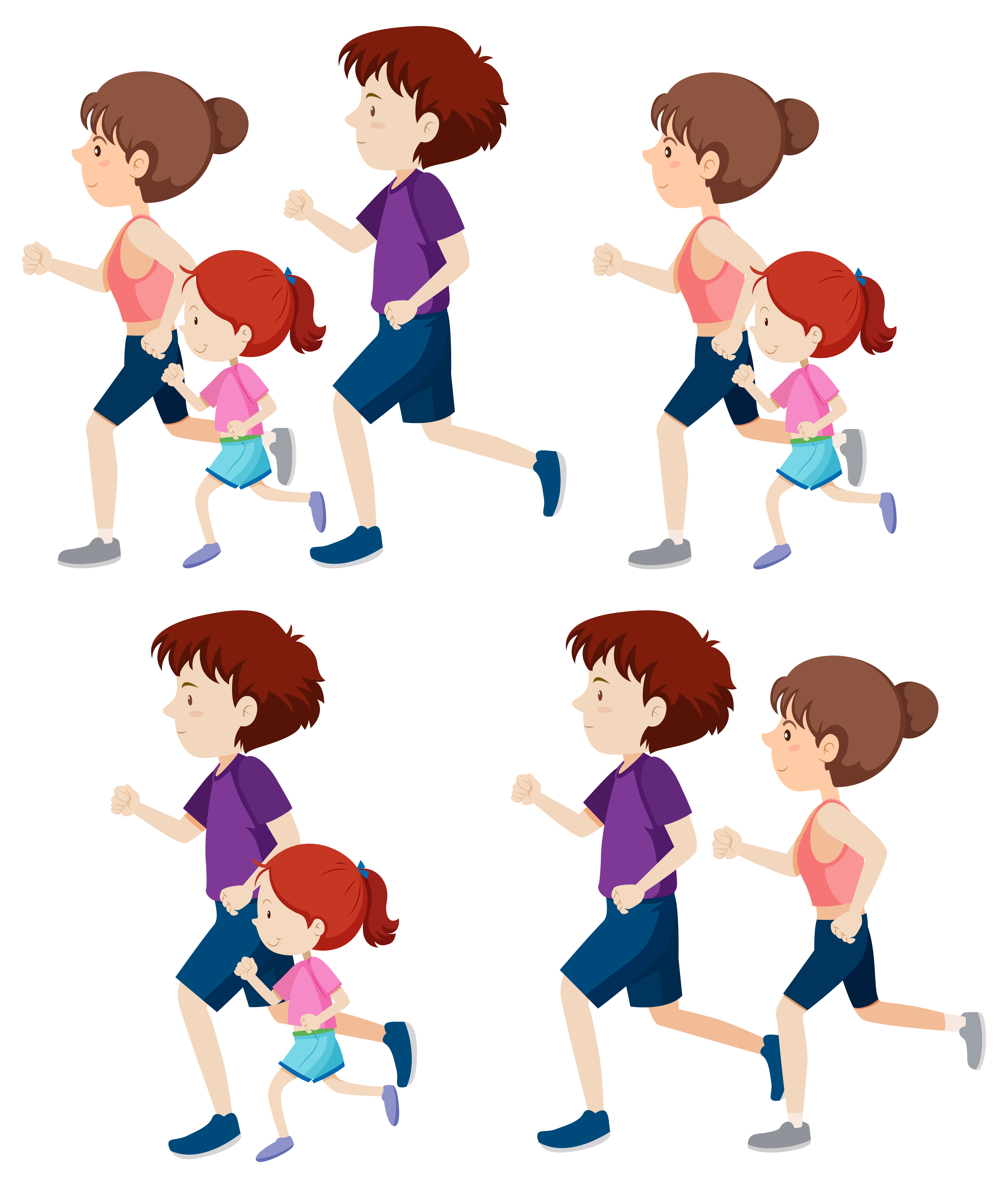 4321x5092 Set Of People Running