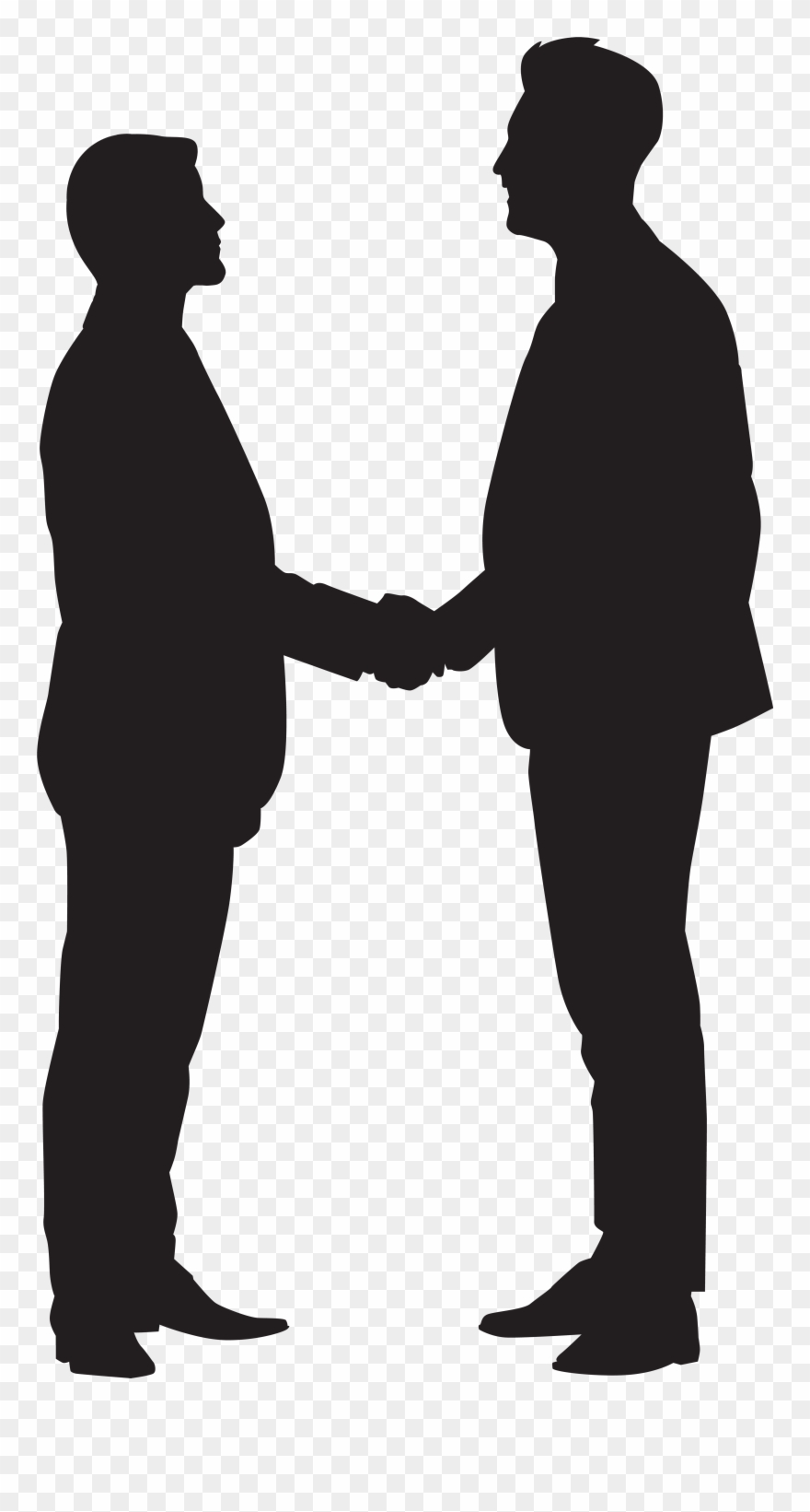 880x1641 Men Shaking Hands Clipart