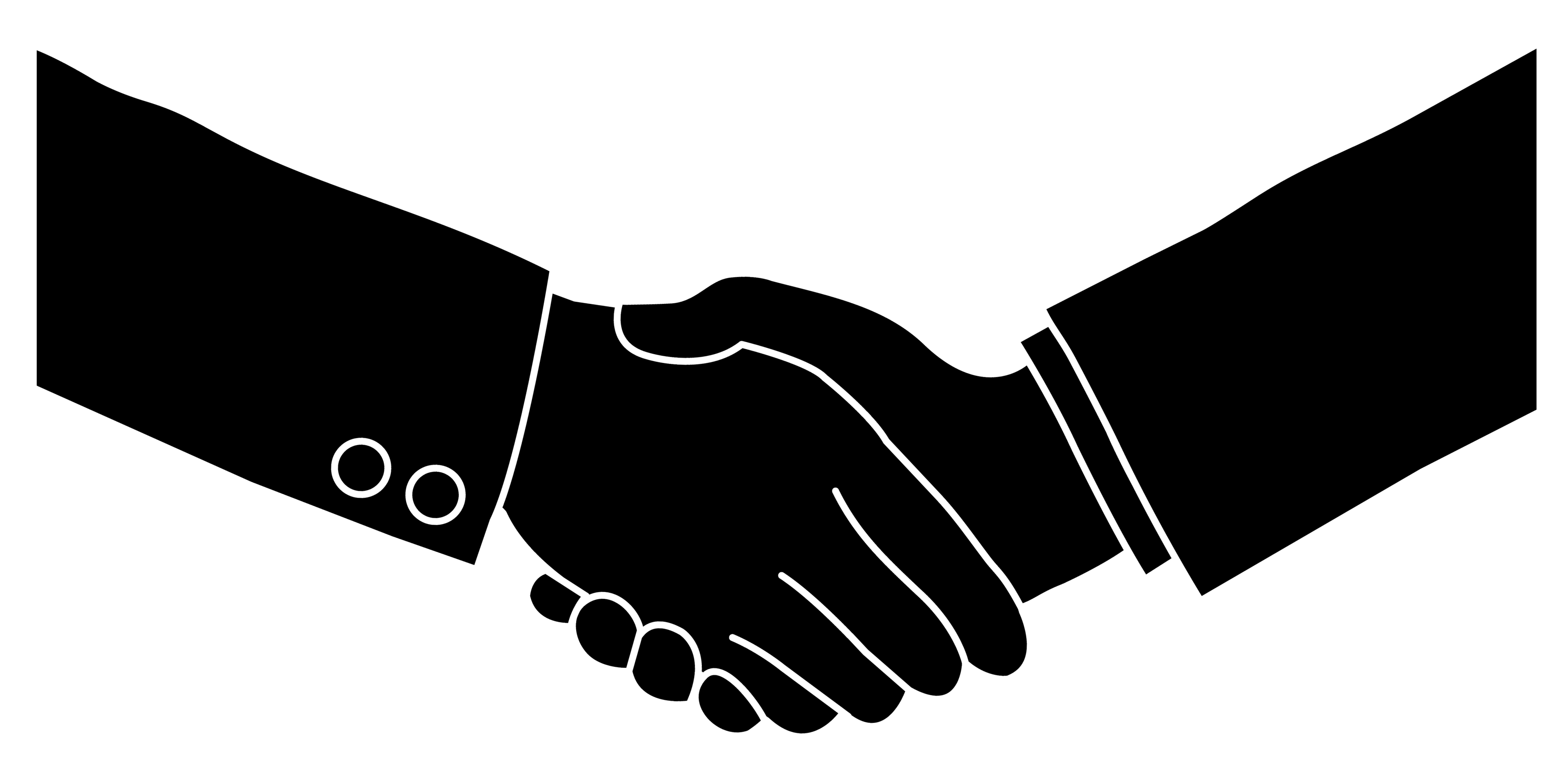 4542x2264 Shake Hand Clipart