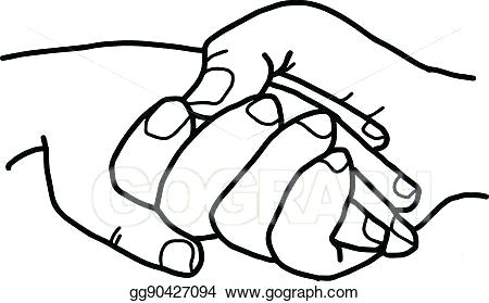 450x279 Two People Holding Hands Drawing