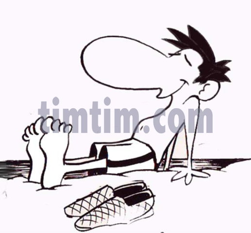 517x480 Free Drawing Of A Sunbather Bw From The Category People