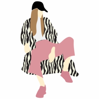 320x320 hd log collage drawing, person sitting, people sitting