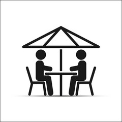 240x240 Two People Sitting