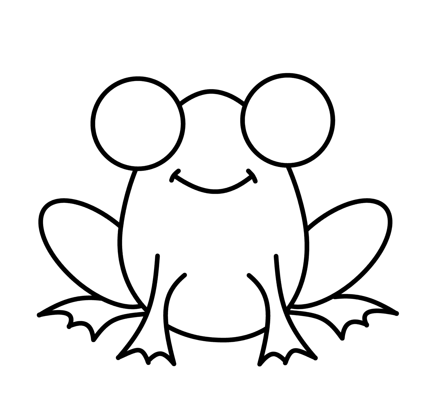 1420x1327 How To Draw A Cartoon Frog Group With Items