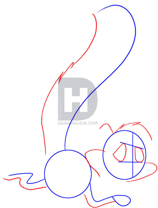 548x720 How To Draw Pepe Le Pew, Step