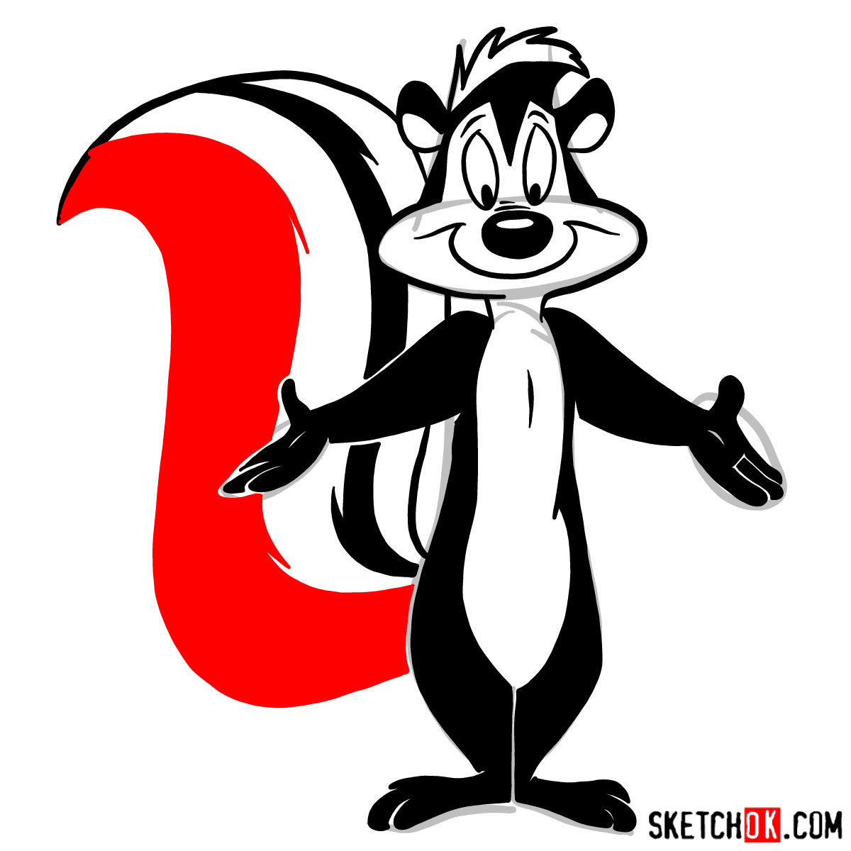 1200x1200 How To Draw Le Pew