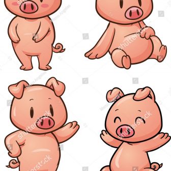 336x336 Peppa Pig Cartoon Drawing Small Pink Line Guinea Of Carmi Chaelinn