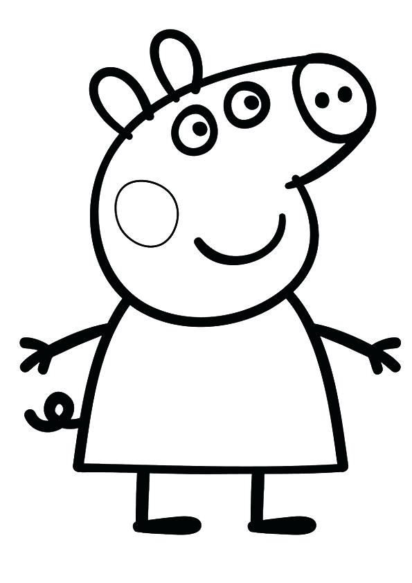 595x842 Peppa Pig Coloring Pages Free Coloring Pages Printable Pictures