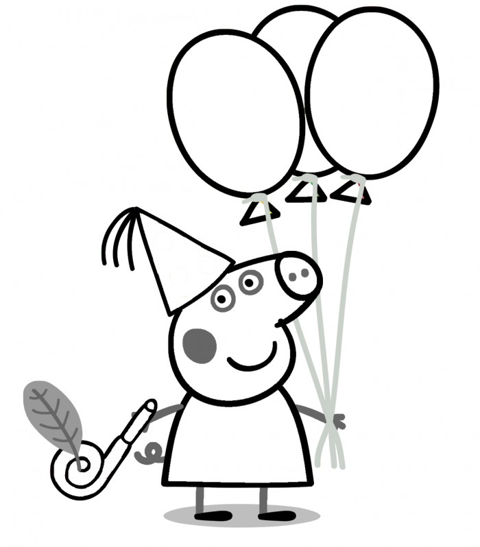 700x798 peppa pig drawing az coloring pages, peppa pig coloring pages
