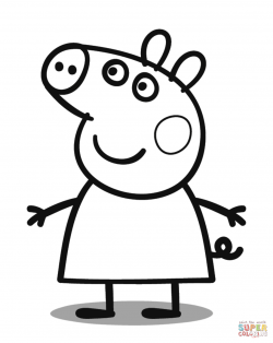 250x314 Peppa Clipart Sketch, Picture