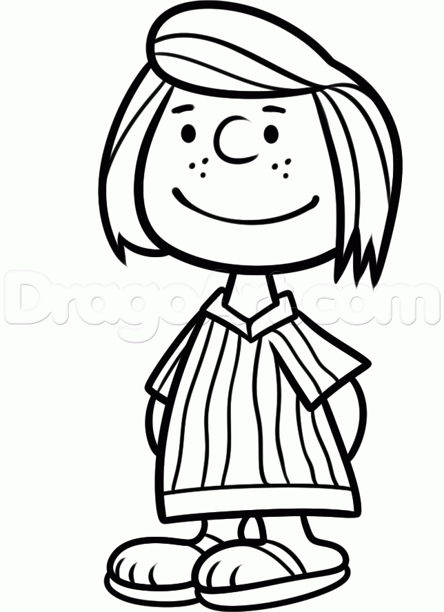 644x888 Step How To Draw Peppermint Patty
