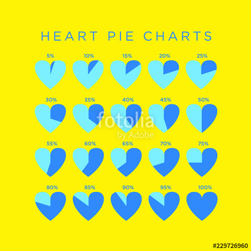 500x500 abstract vector infographics, pie chart, drawing the percentage