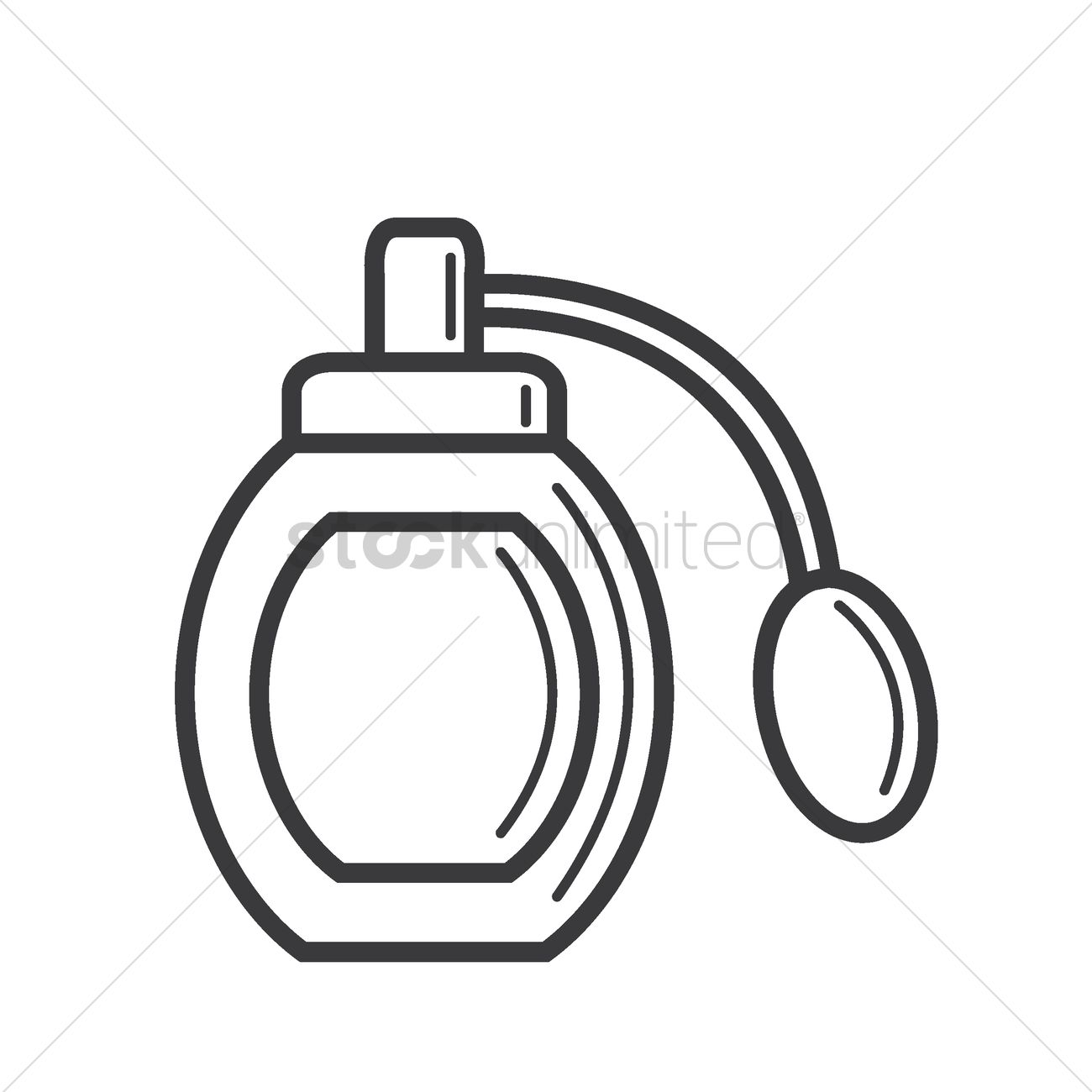 1300x1300 Free Perfume Bottle Vector Image