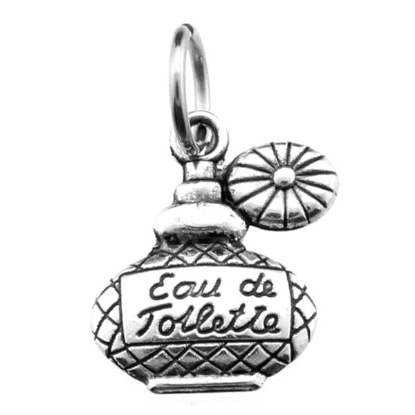 600x600 Antique Silver French Perfume Bottle Charms