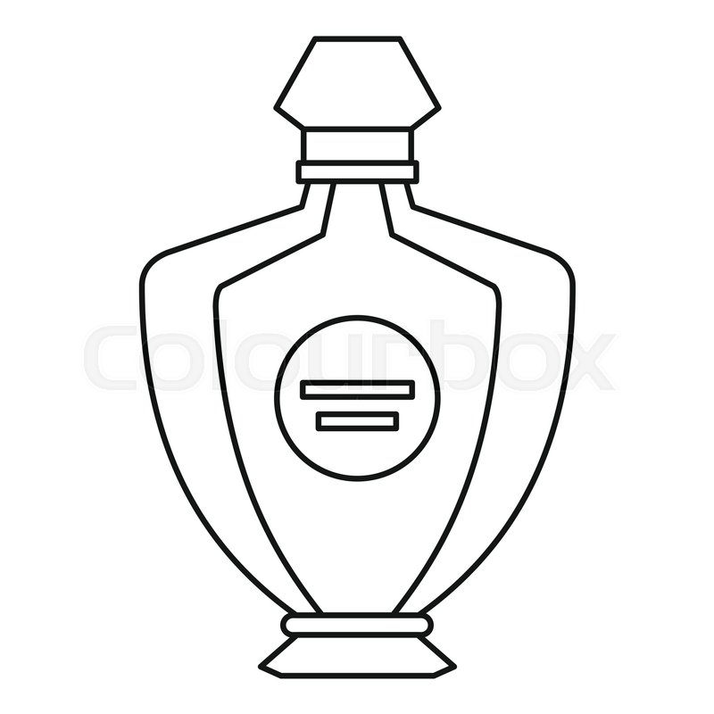 800x800 Perfume Icon Outline Illustration Of Stock Vector Colourbox