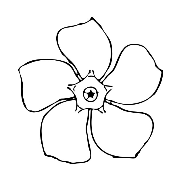 630x630 limited edition exclusive periwinkle flower top view