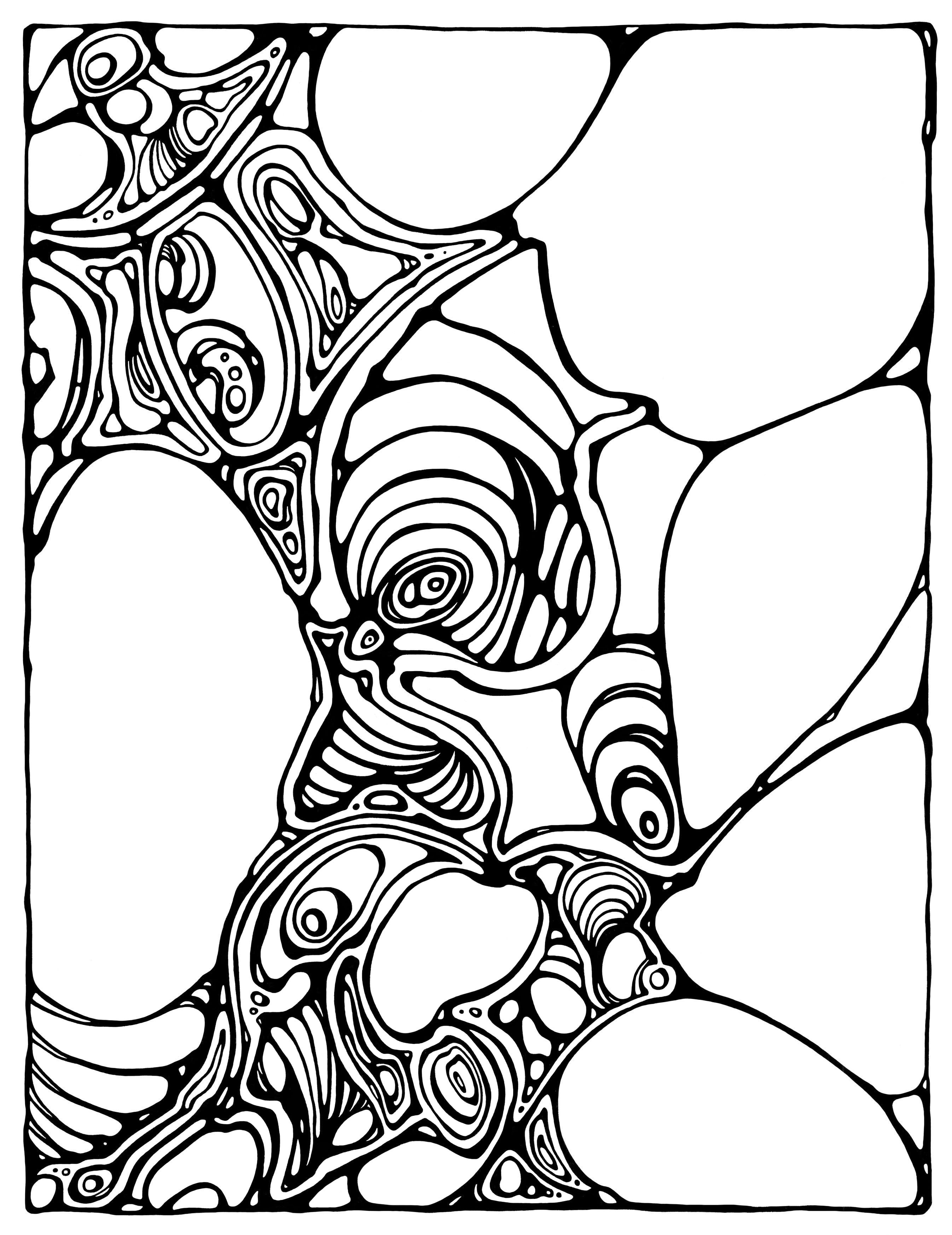 2692x3491 periwinkle flower drawing