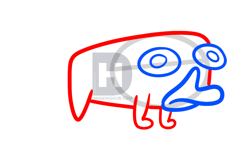 955x667 How To Draw Perry The Platypus Easy, Step