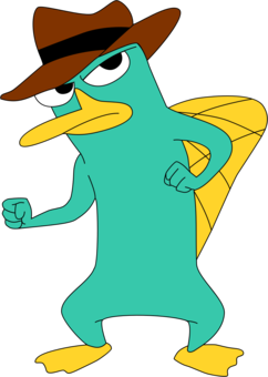 242x340 Perry The Platypus Cartoon Beaver Drawing Cc0