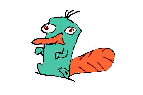 600x400 Perry The A Cartoons Speedpaint Drawing