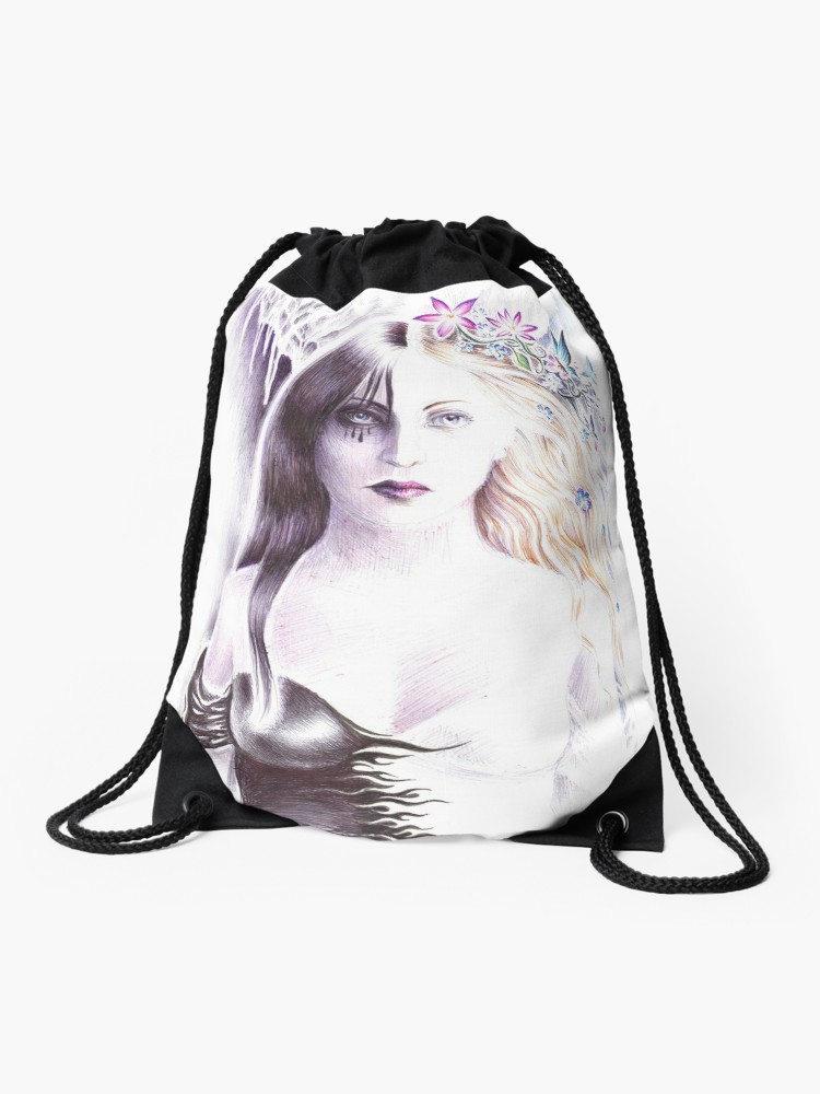 750x1000 Kore Or Persephone Two Faces Of A Goddess Drawstring Bag