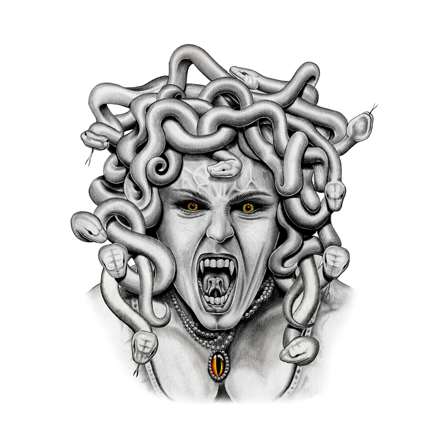 1500x1500 perseus uses medusa's head to turn people into stone statues