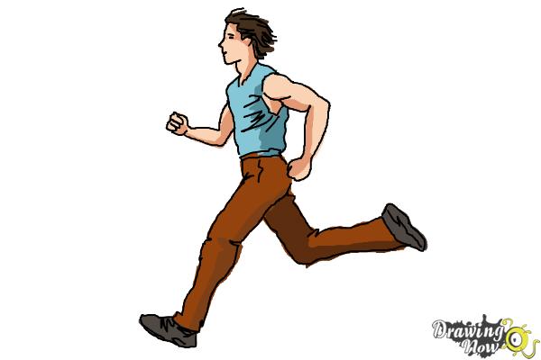 600x400 How To Draw A Running Person