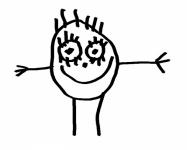 187x150 Children's Person Drawing Free Stock Photo