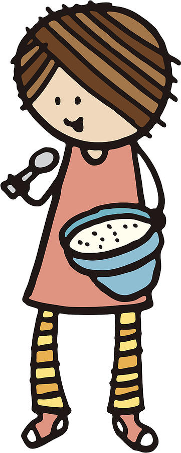 361x900 Person Eating Cereal