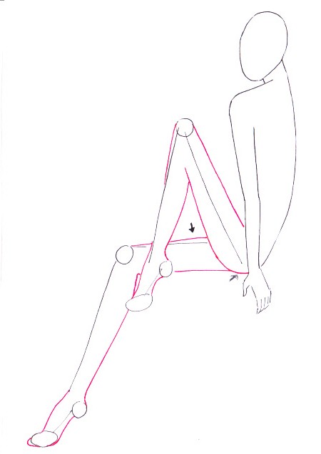 450x637 Draw Sitting Pose I Draw Fashion