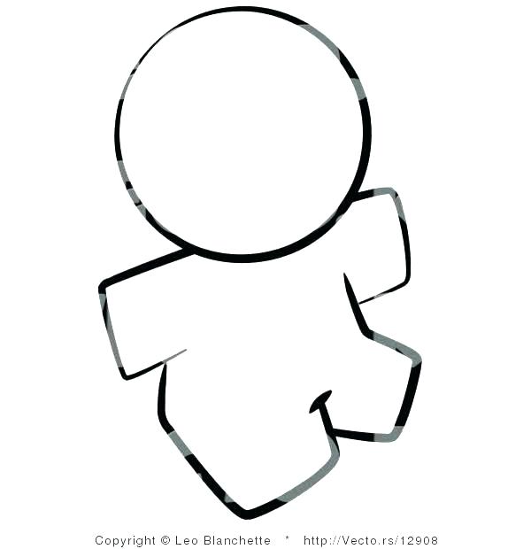 600x620 Person Coloring Pages Person Coloring