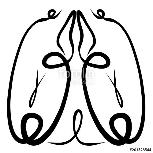 500x500 Abstract Image Of A Praying Person Stock Photo And Royalty Free