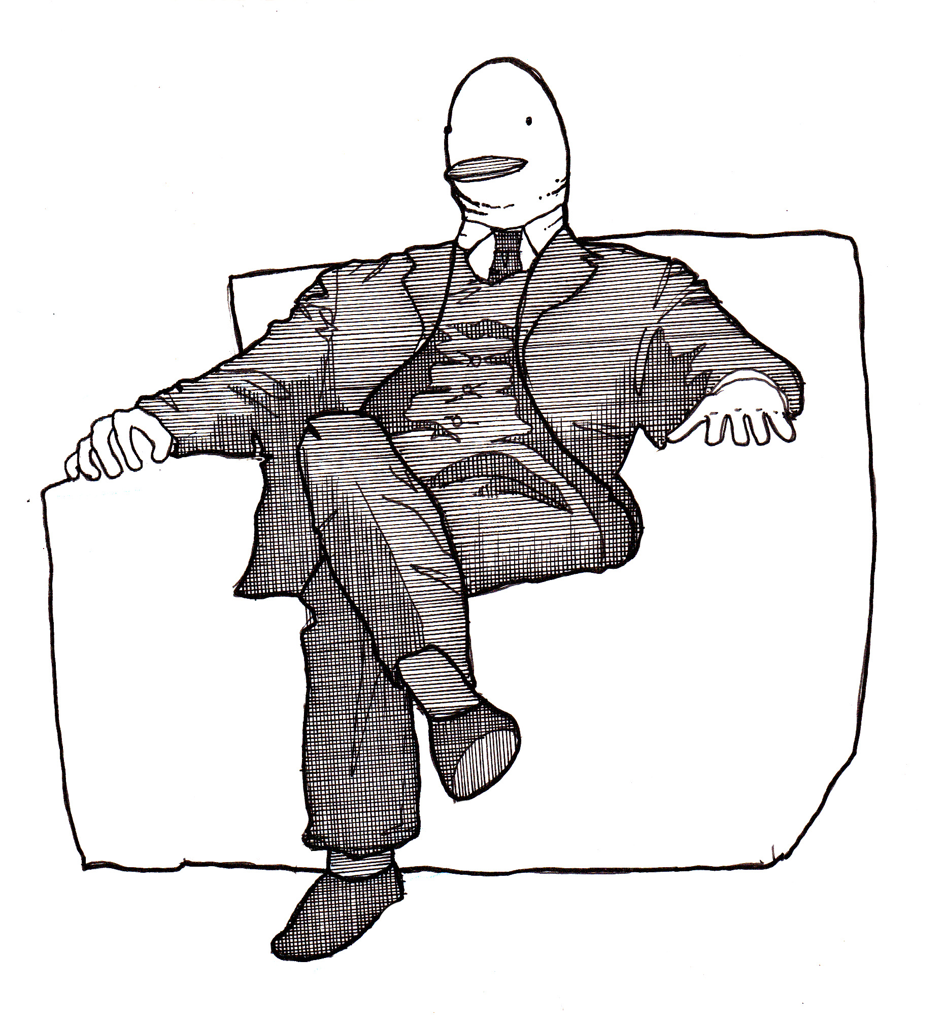1860x2020 Man Sitting In Chair Peteglantingdraws