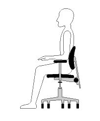 204x245 Person Sitting On Chair Drawing