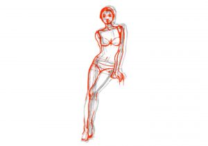 300x210 How To Draw A Person Body