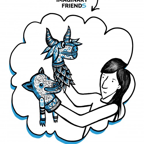 500x500 imaginary friend drawing challenge doodle addicts