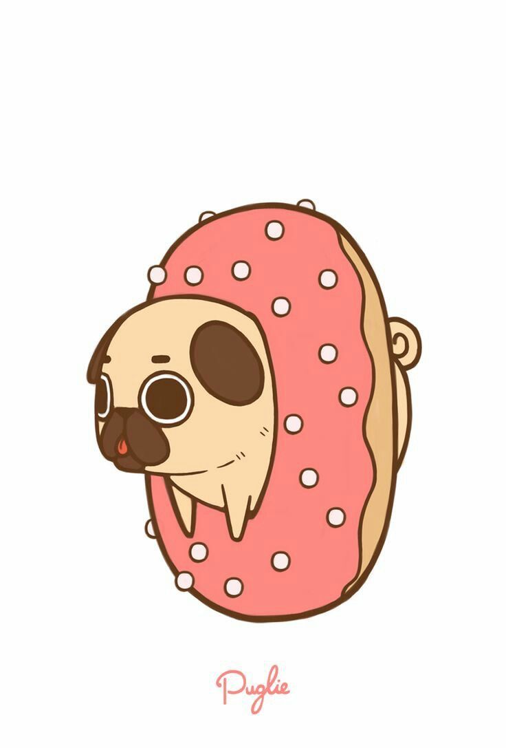 736x1087 Nothing Describes My Personality Like A Pug In A Doughnut Popjam