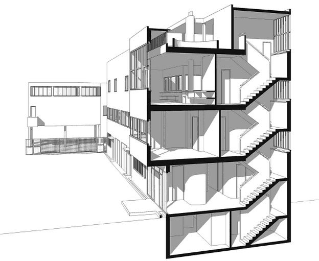 624x511 graphic representations architecture and interiors sectional