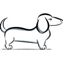 250x250 Dachshund Drawings